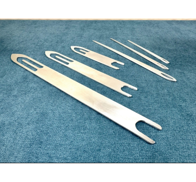 Precision Aluminium Weaving Shuttles & Weaving Needles Set