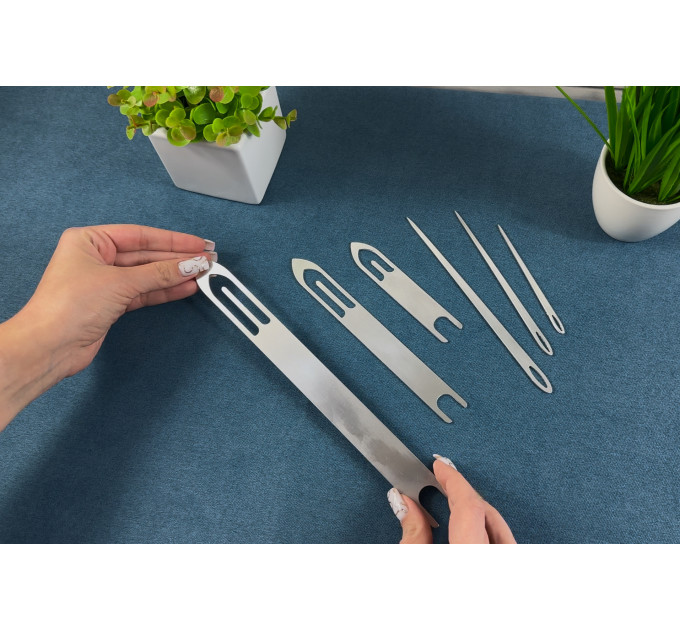 Precision Aluminium Weaving Shuttles & Weaving Needles Set