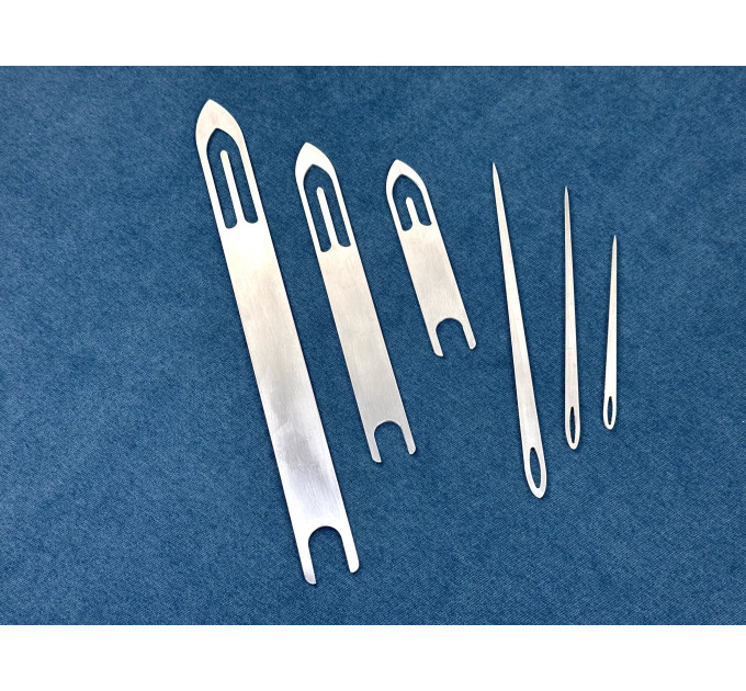 Precision Aluminium Weaving Shuttles & Weaving Needles Set