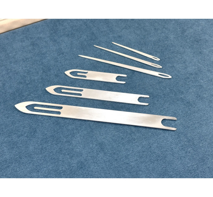 Precision Aluminium Weaving Shuttles & Weaving Needles Set
