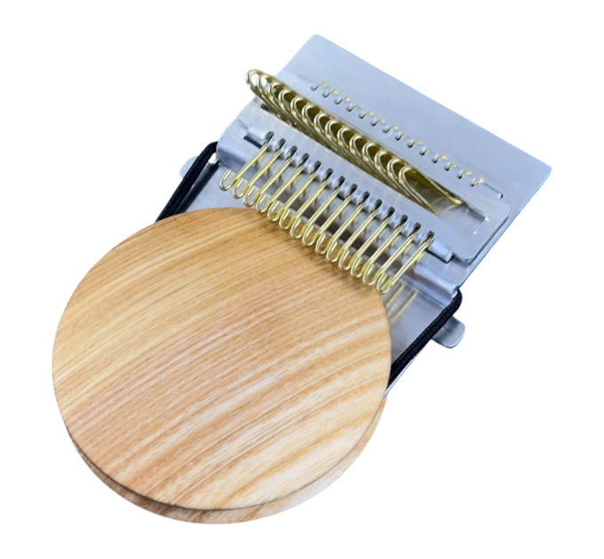 Handmade Speedweve Loom with 14 Brass Hooks & 67mm Wooden Disc